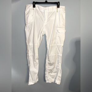 Women’s White Cargo Pants